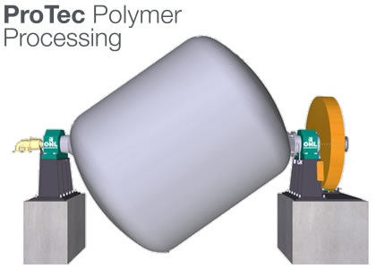 バッチ式固相縮重合装置(Protec Polymer Processing GmbH)
