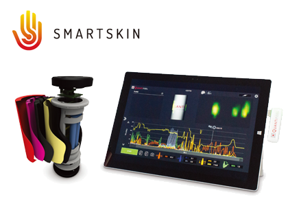 容器型無線圧力センサー（SmartSkin Technologies)