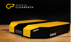 無人自律走行車両(屋内研究用プラットフォーム)「DINGO」(Clearpath Robotics社)