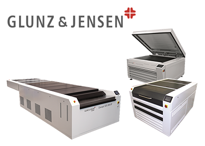 フレキソ製版洗い出し装置(Glunz&Jensen A / S)