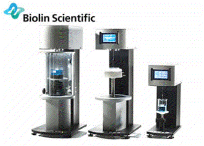 QCM-D測定装置 / LB膜作成装置 / 表面張力 / 接触角計測器（Biolin Scientific AB）